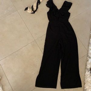 Franchesca's Medium Skort/sheer wide leg romper